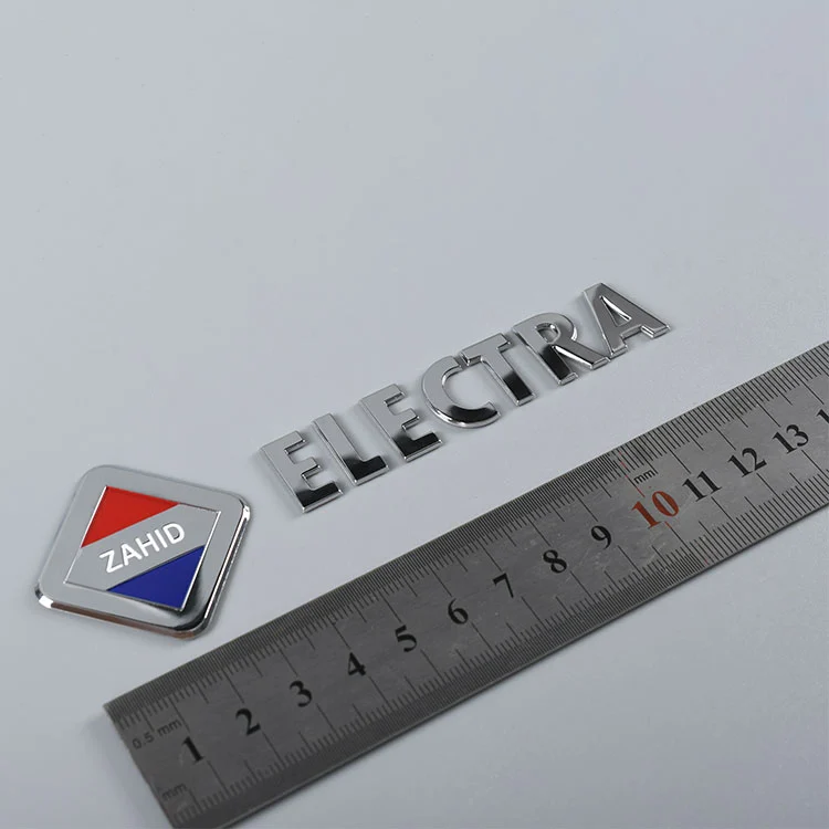 Adesivo de placa de metal 3D