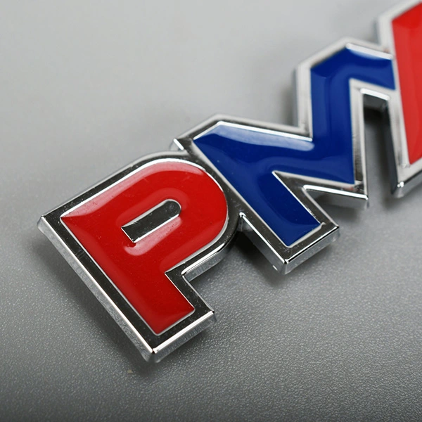 Adesivo do logotipo do emblema do chrome