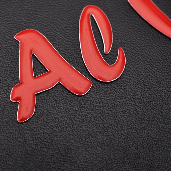 Adesivo macio de letras 3D