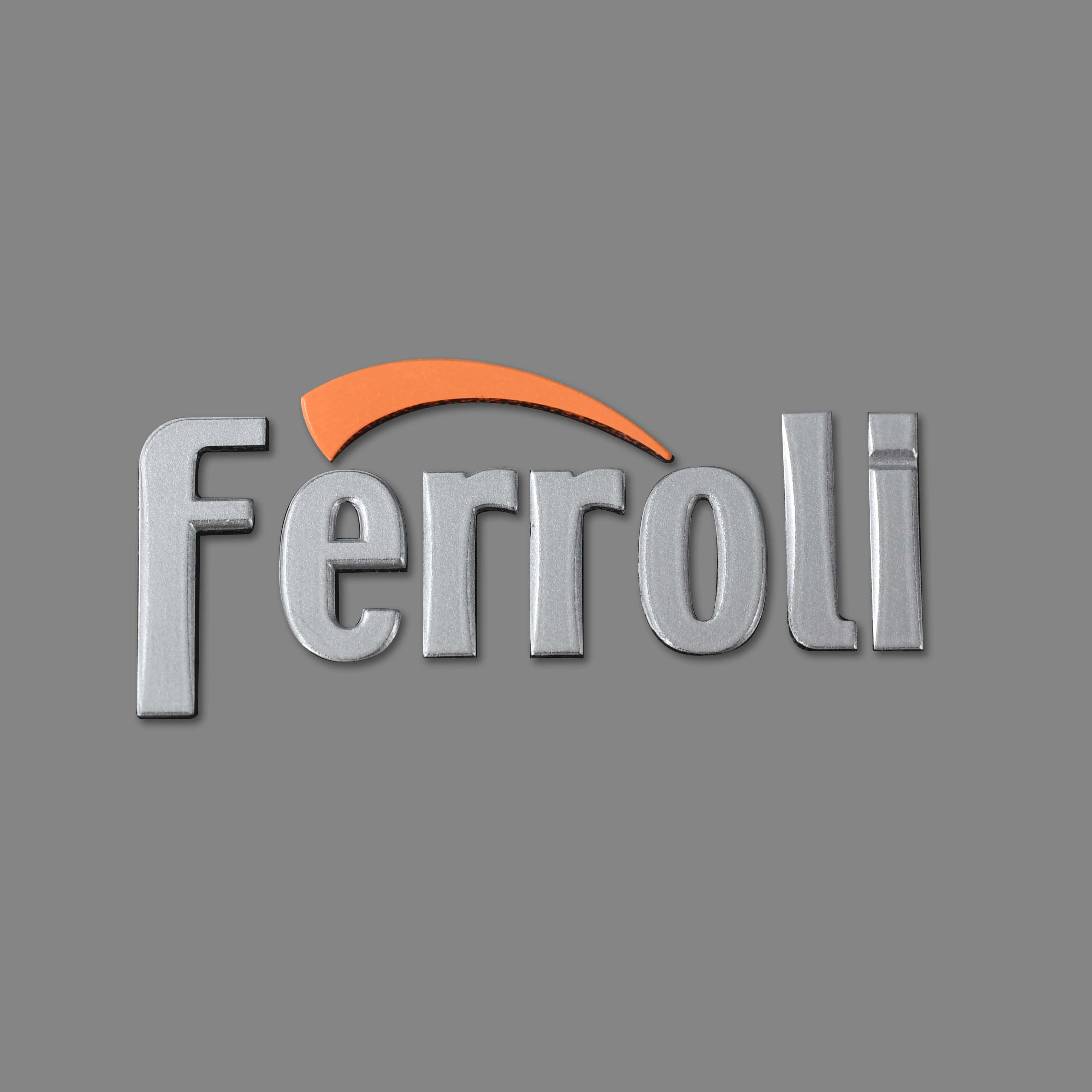 Logotipo da marca 3D de adesivo plástico