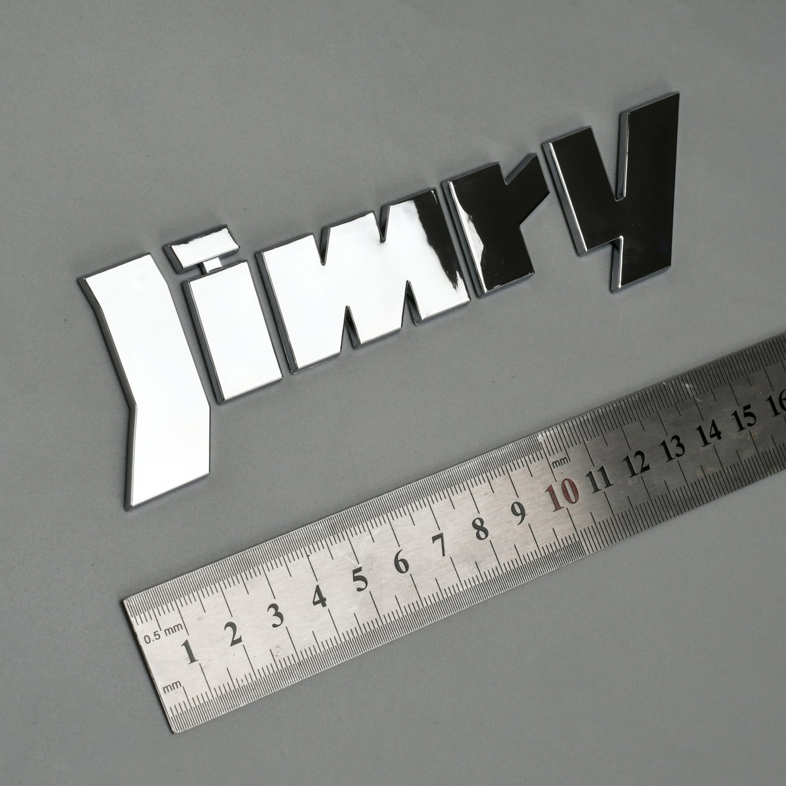 Adesivo de logotipo 3D do emblema cromado ABS