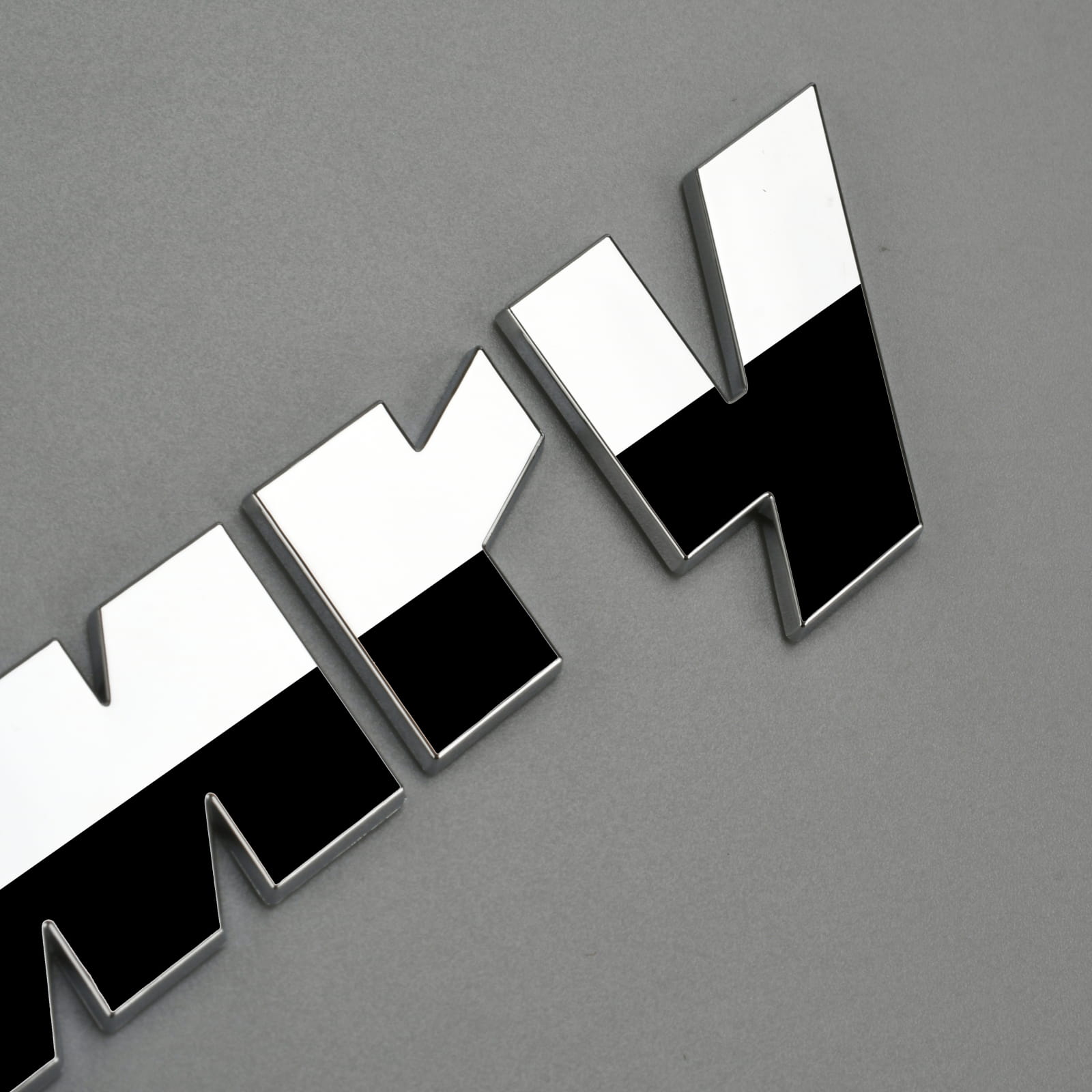 Adesivo de logotipo 3D do emblema cromado ABS