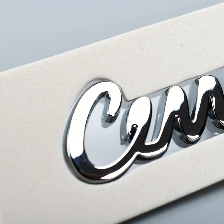 Logotipo de plástico ABS 3D