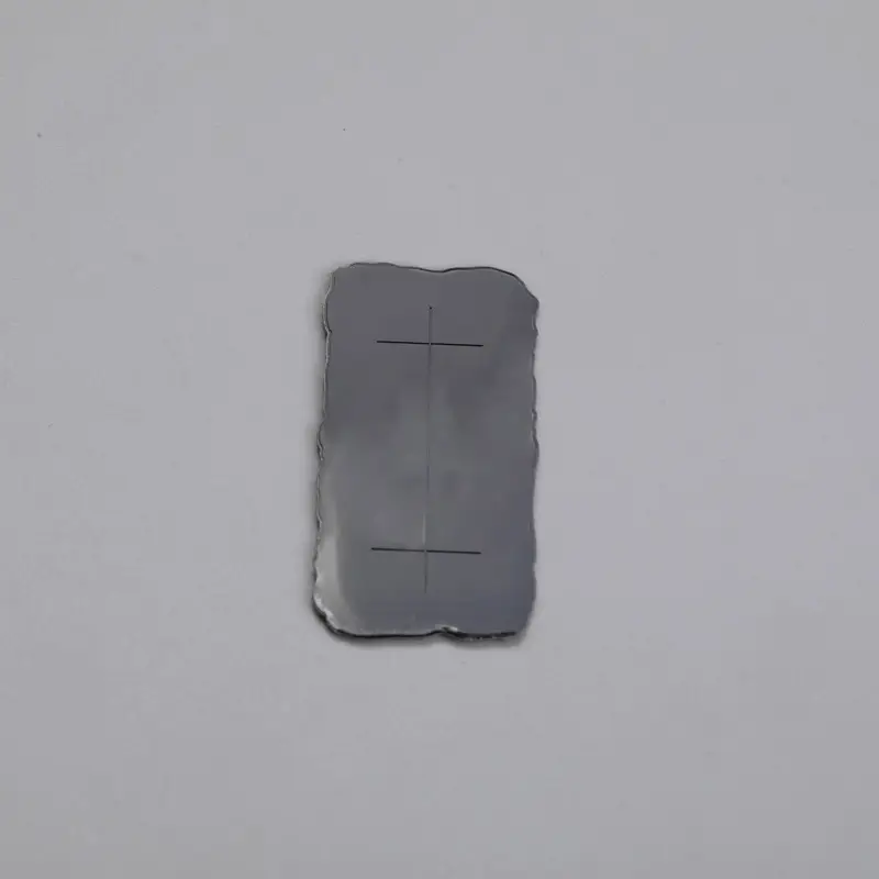 Etiqueta de metal de níquel por eletroformação escovada 3D