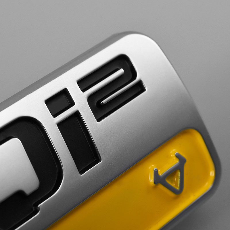 Emblema de carro cromado 3D