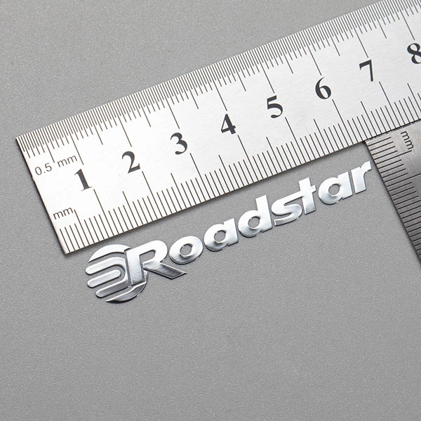 Etiquetas metálicas de transferência de logotipo 3D