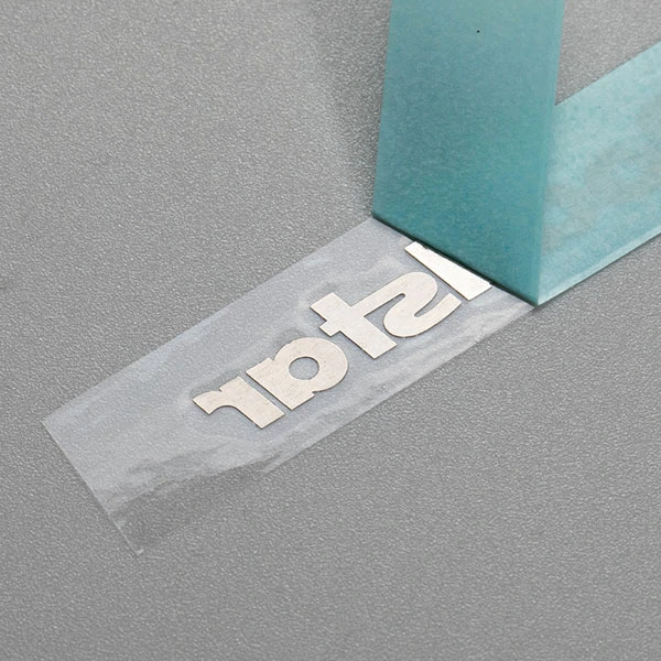 Etiquetas metálicas de transferência de logotipo 3D