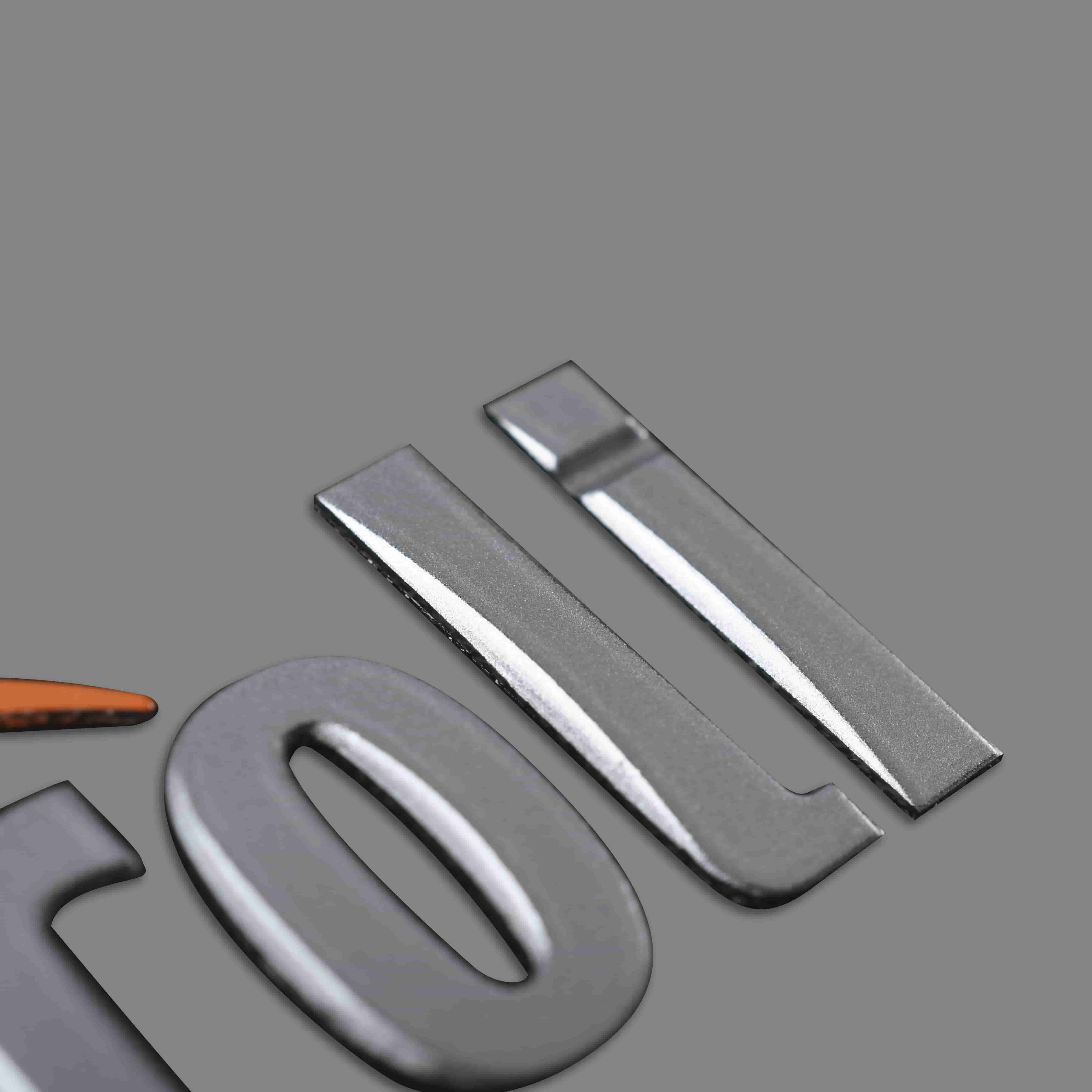 Logotipo da marca 3D de adesivo plástico