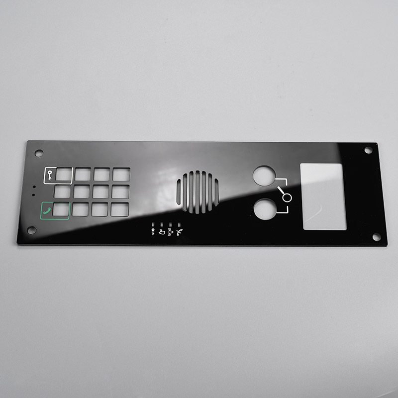 Placa facial acrílica para carro