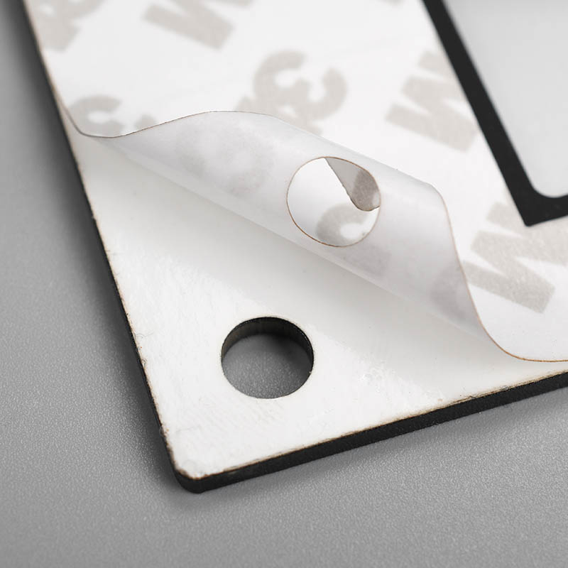 Placa facial acrílica para carro