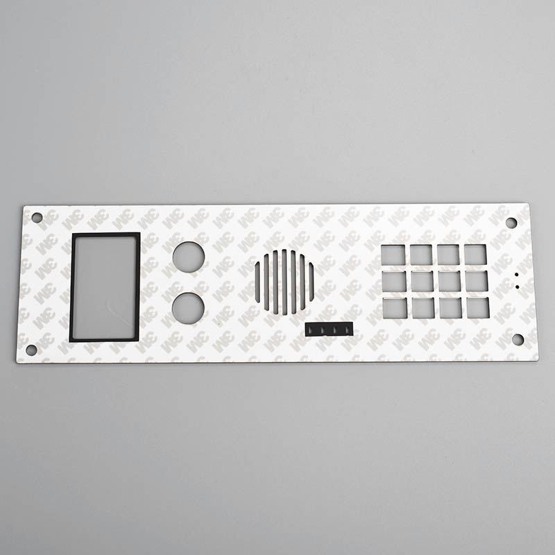 Placa facial acrílica para carro