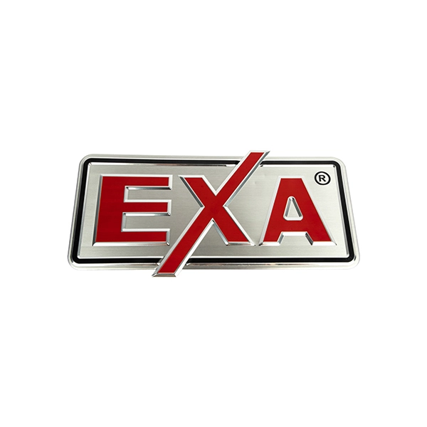 Placas de identificação gravadas em alumínio