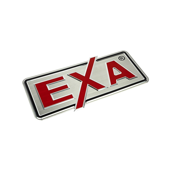 Placas de identificação gravadas em alumínio
