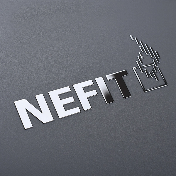 Etiqueta do logotipo 3D