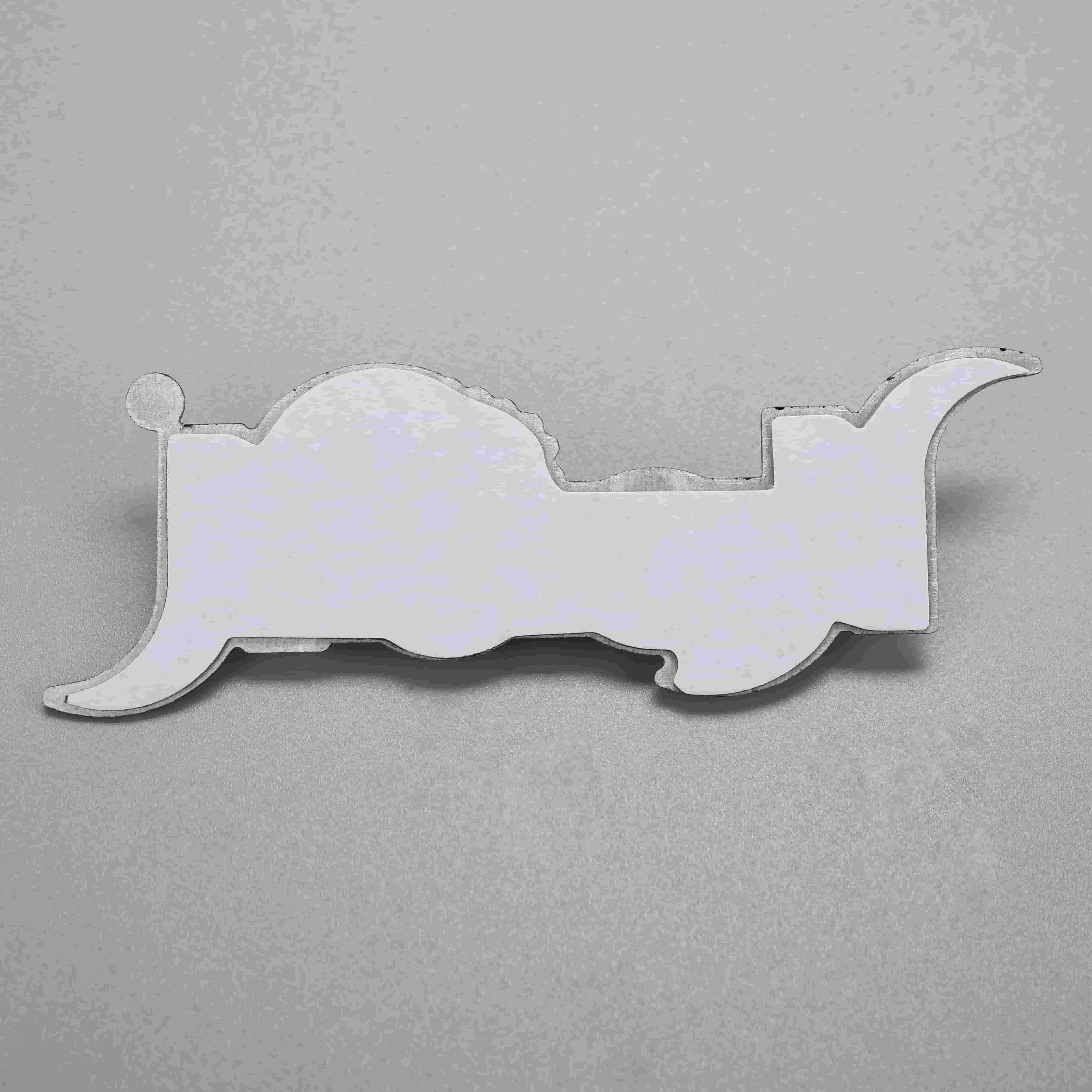 Placas de metal para gravação escovada