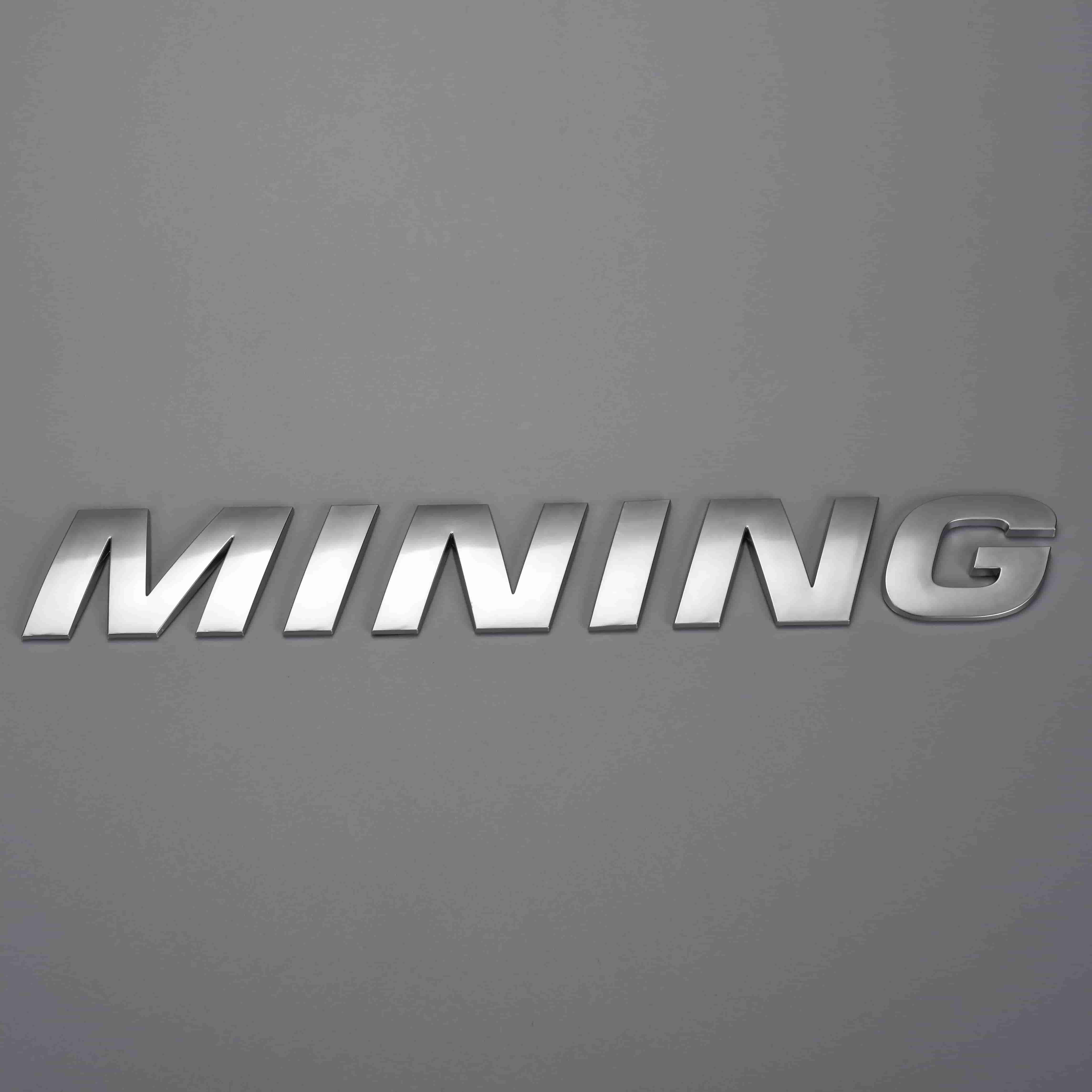 Logotipo do emblema do carro com letras 3D