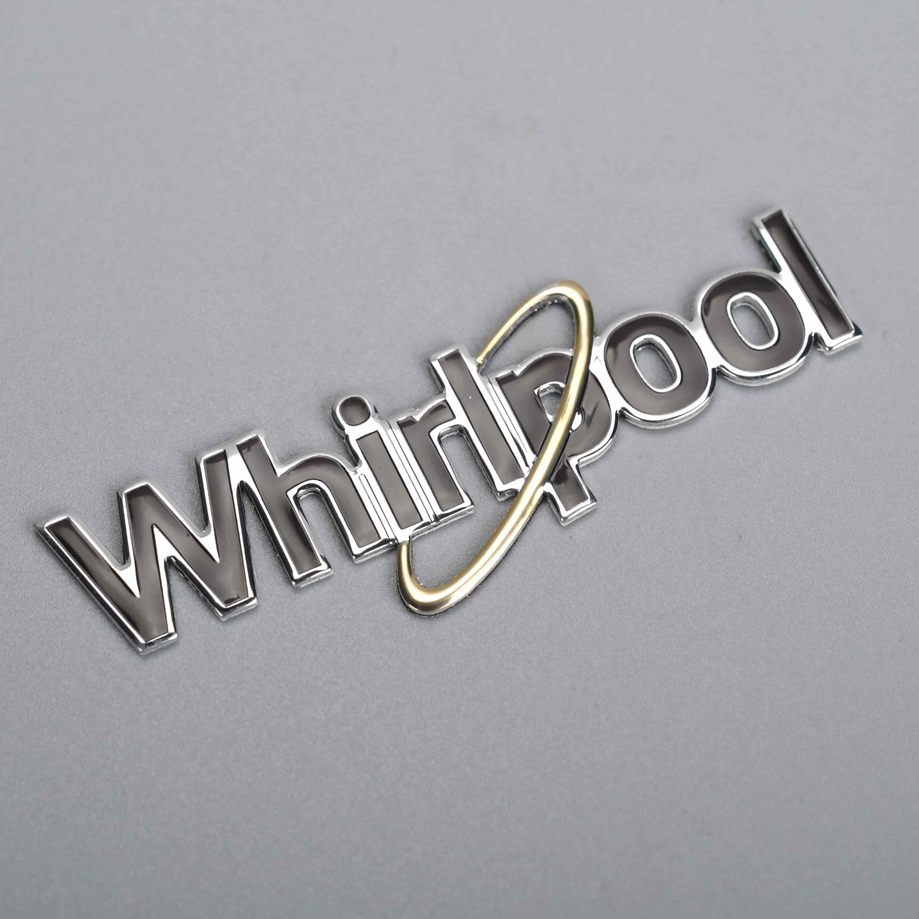 Placas de identificação de metal de alumínio em relevo