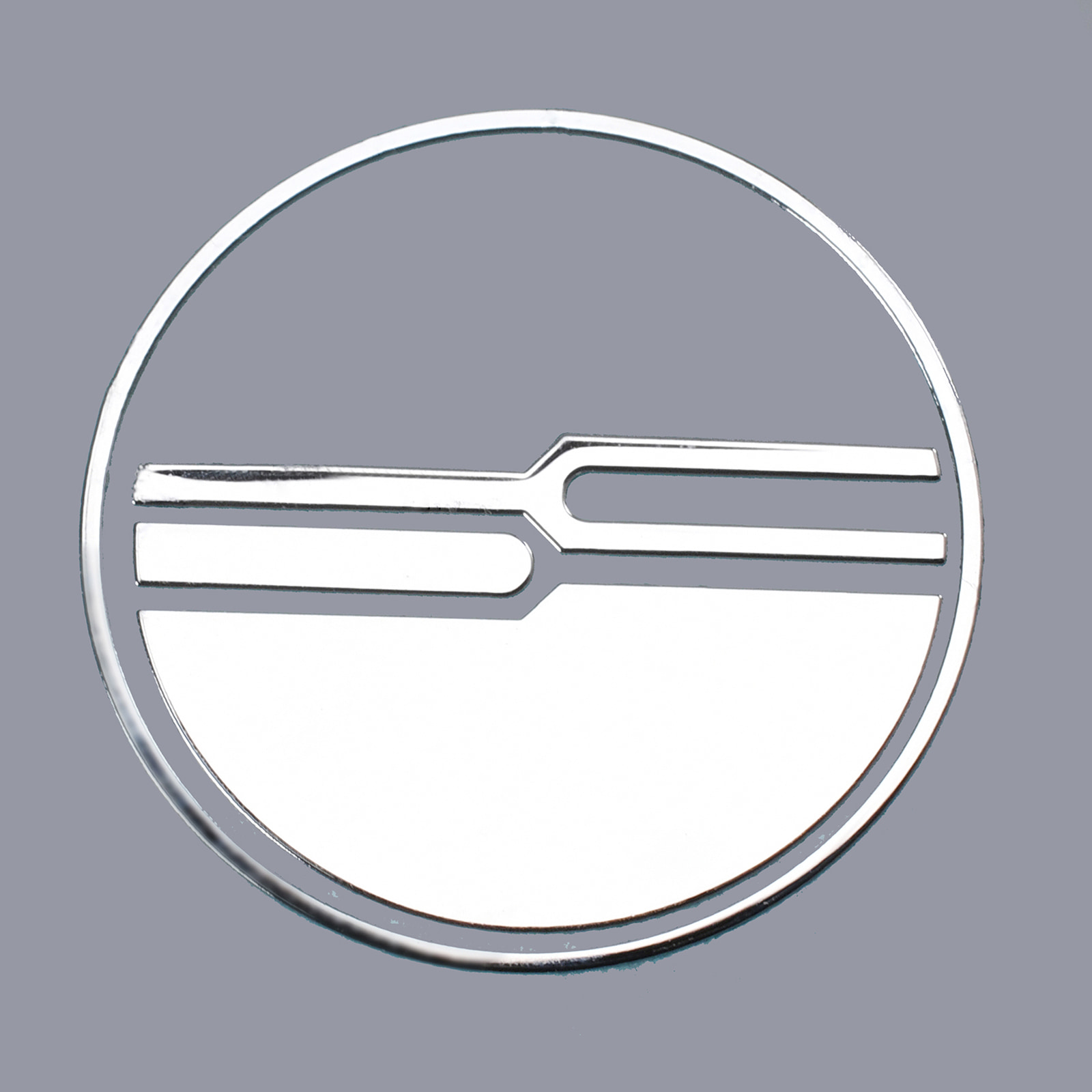 Adesivos com logotipo de metal cromado com cola forte