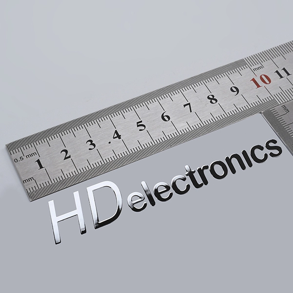 Adesivo com logotipo 3D