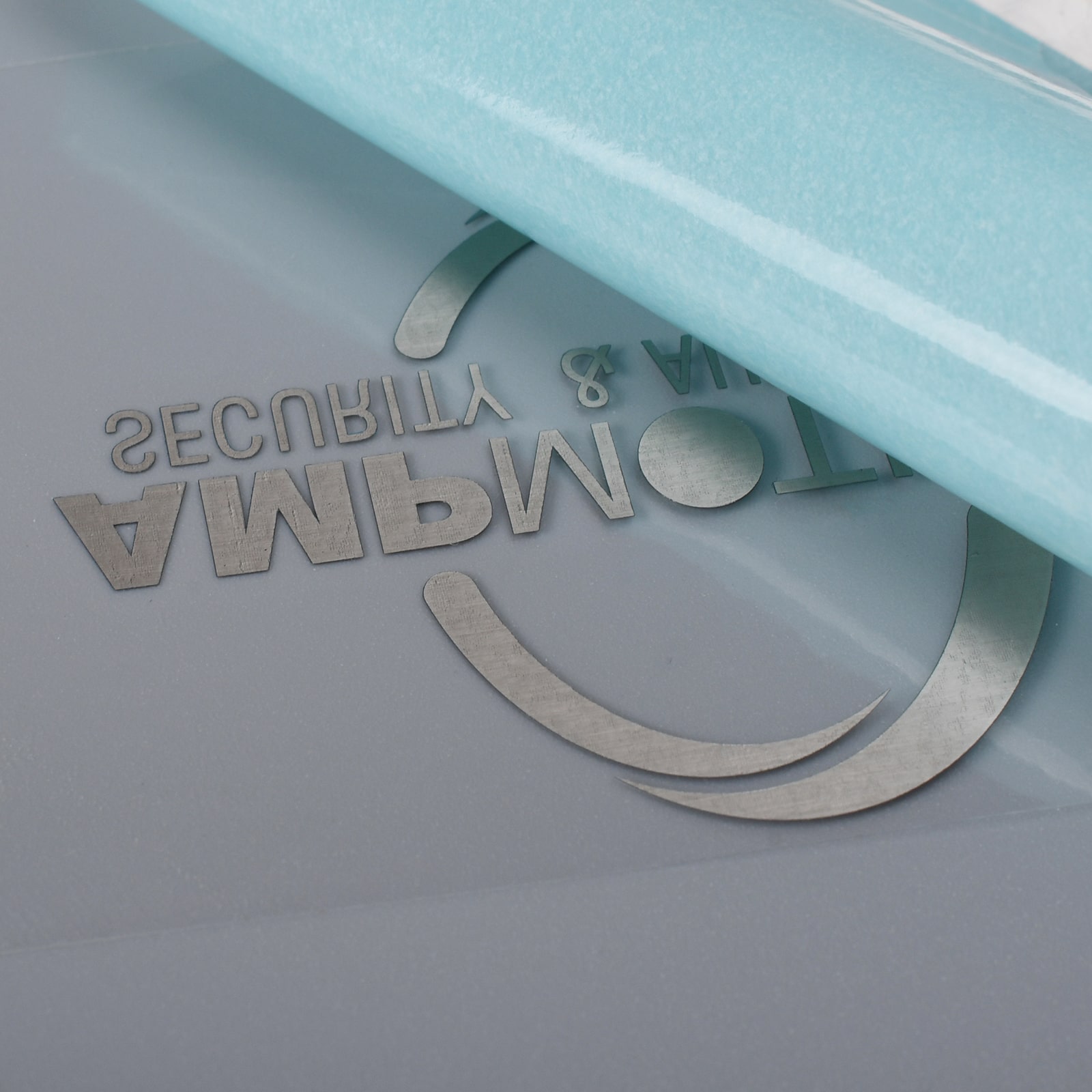 Placas de logotipo de eletroformação