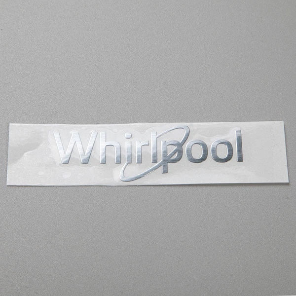 Adesivo de transferência de metal personalizado Etiqueta de transferência escovada metálica de níquel Adesivo com logotipo de metal de transferência
