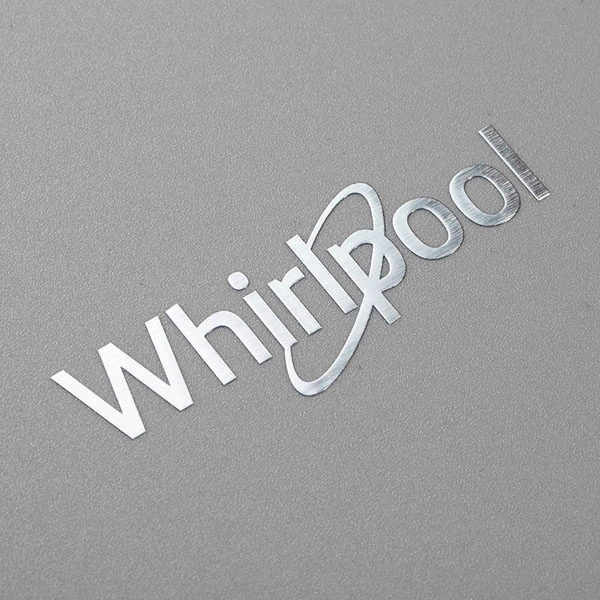 Adesivo de transferência de metal personalizado Etiqueta de transferência escovada metálica de níquel Adesivo com logotipo de metal de transferência