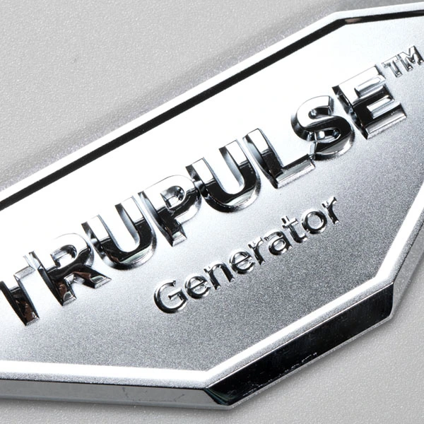 Etiqueta de logotipo de metal de níquel 3D