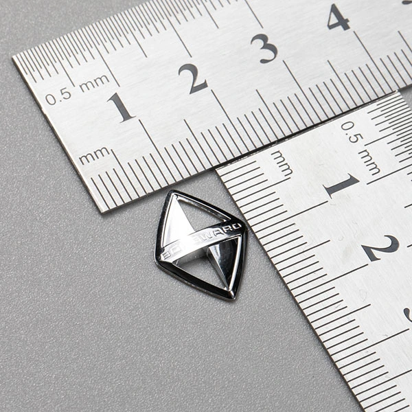 Adesivo de níquel metal 3D