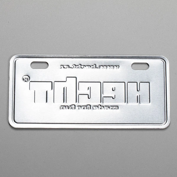 Placas de identificação de metal de alumínio