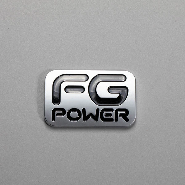 Design personalizado abs plástico cromado galvanizado logotipo da placa de identificação do carro letra plana fosco 3d emblema do carro