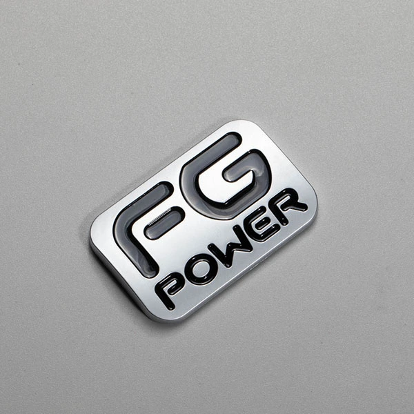 Design personalizado abs plástico cromado galvanizado logotipo da placa de identificação do carro letra plana fosco 3d emblema do carro