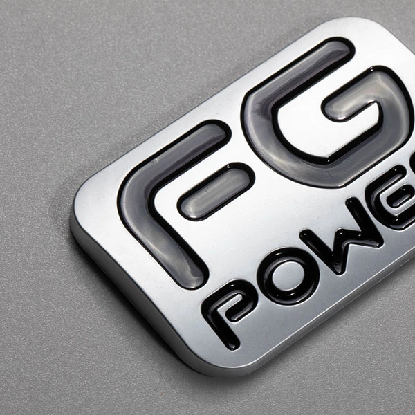Design personalizado abs plástico cromado galvanizado logotipo da placa de identificação do carro letra plana fosco 3d emblema do carro