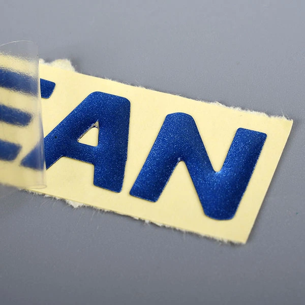 Adesivo epóxi de resina com logotipo