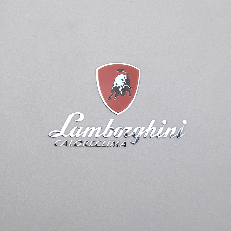 Etiqueta de galvanoplastia de metal imprimindo etiqueta de logotipo colorido