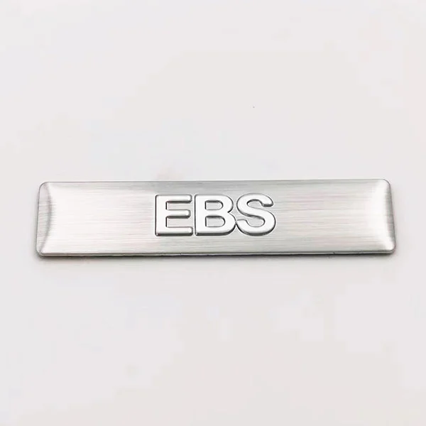 Logotipo de alumínio da placa de identificação de metal