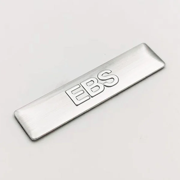 Logotipo de alumínio da placa de identificação de metal