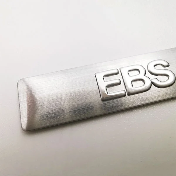 Logotipo de alumínio da placa de identificação de metal