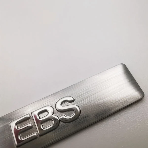 Logotipo de alumínio da placa de identificação de metal