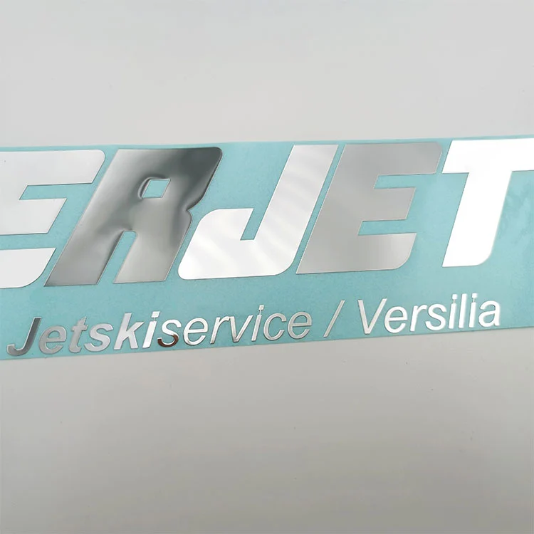 Adesivo de etiqueta de logotipo de metal