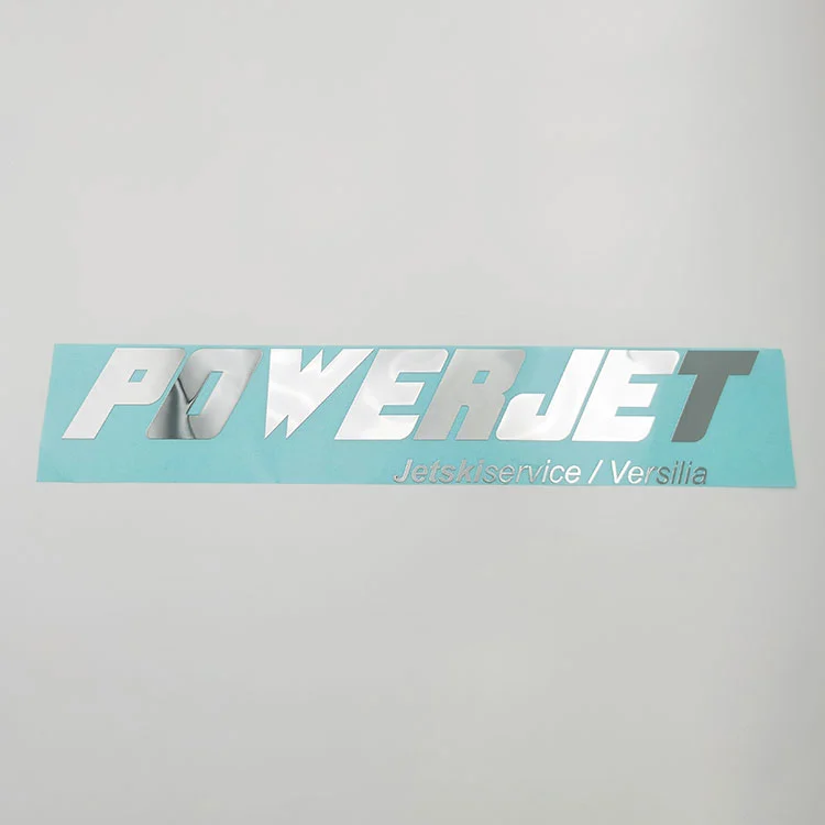 Adesivo de etiqueta de logotipo de metal