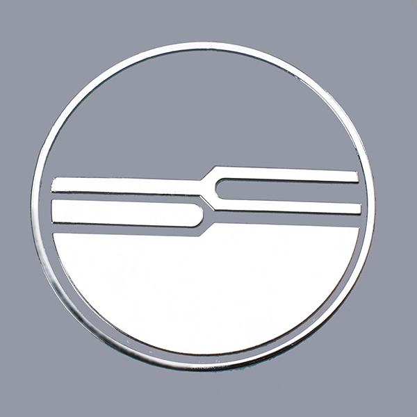 Etiqueta do logotipo de níquel