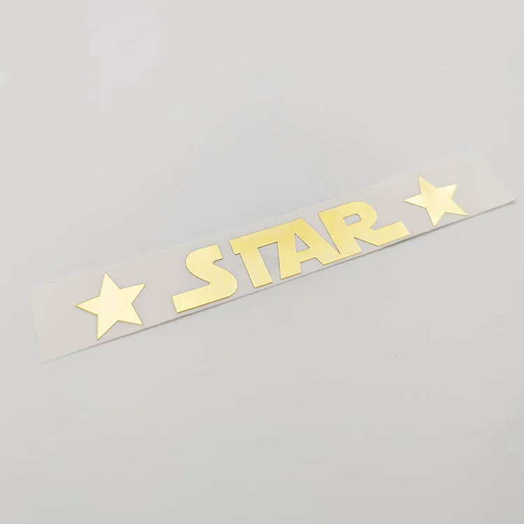 LOGO METAL SRICKER DO GOLD CROMO