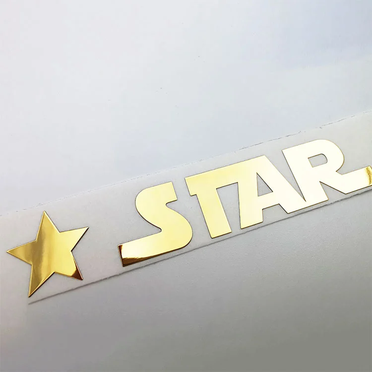 LOGO METAL SRICKER DO GOLD CROMO