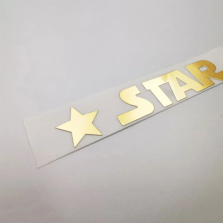 LOGO METAL SRICKER DO GOLD CROMO