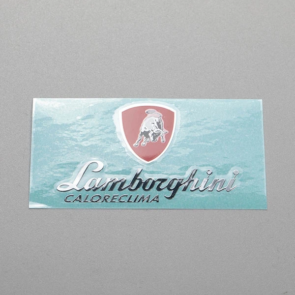 Logotipo resistente ao calor brilhante de níquel