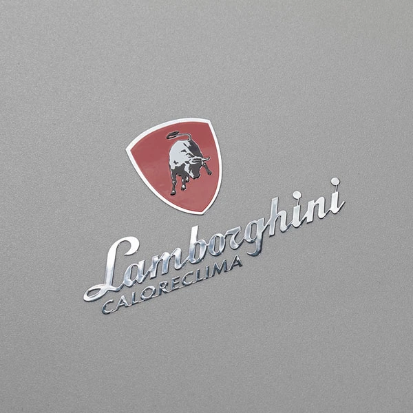 Logotipo resistente ao calor brilhante de níquel