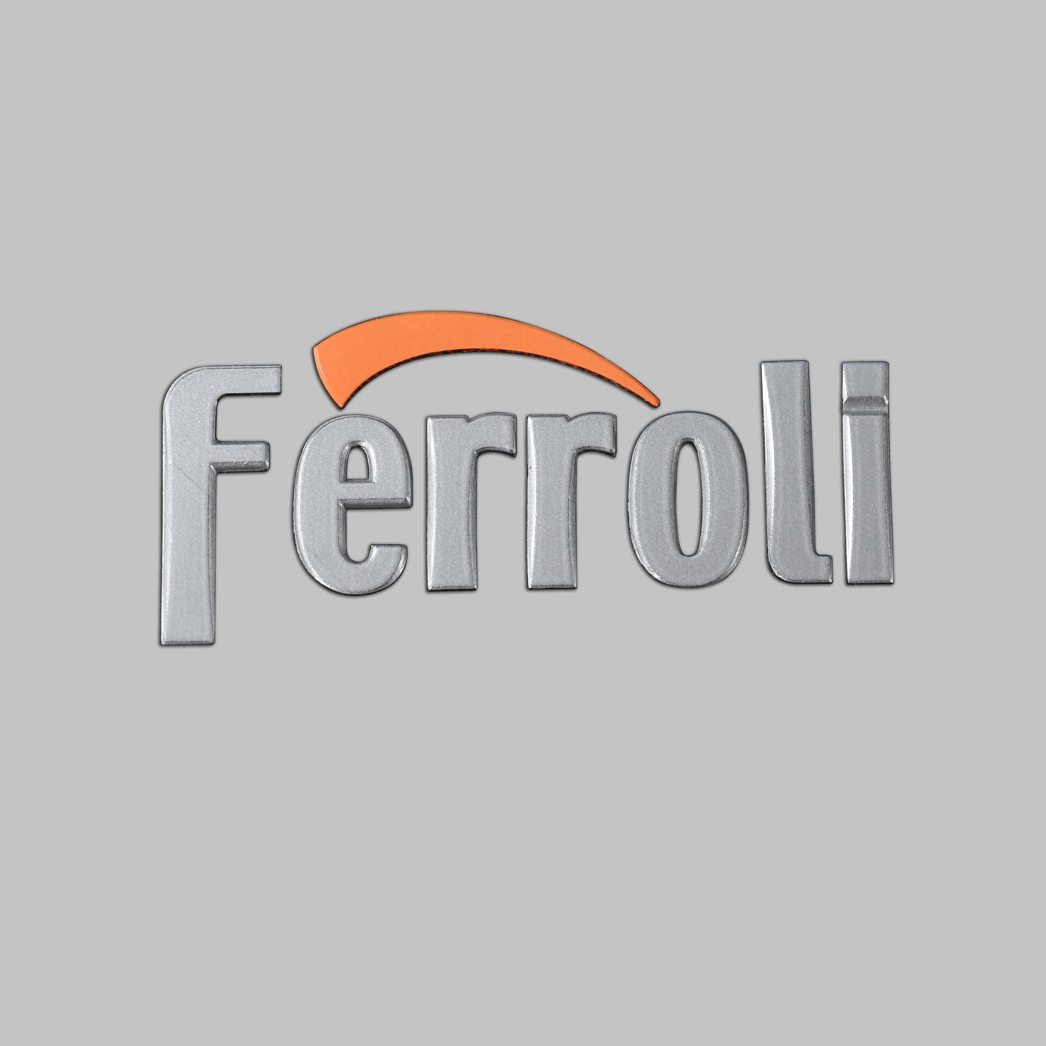 Logotipo da marca 3D de adesivo plástico