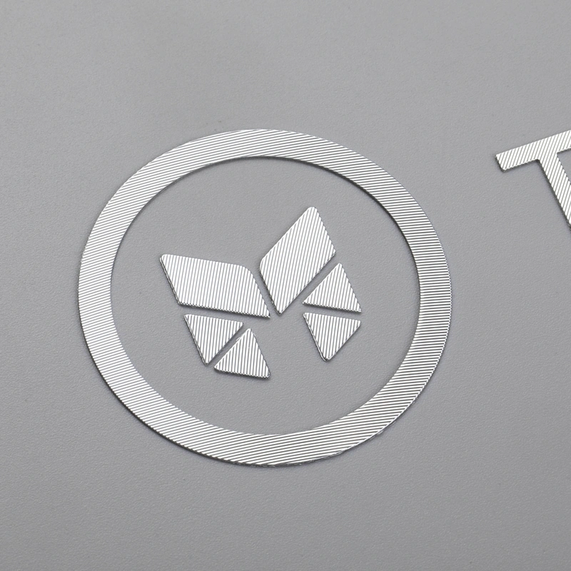 Etiqueta de metal para eletrodomésticos Emblema de metal personalizado de alta qualidade