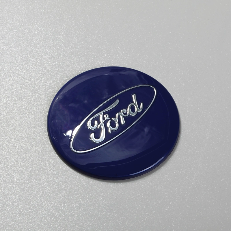 Etiquetas de alumínio para emblema de metal de decoração de cubo de roda de carro