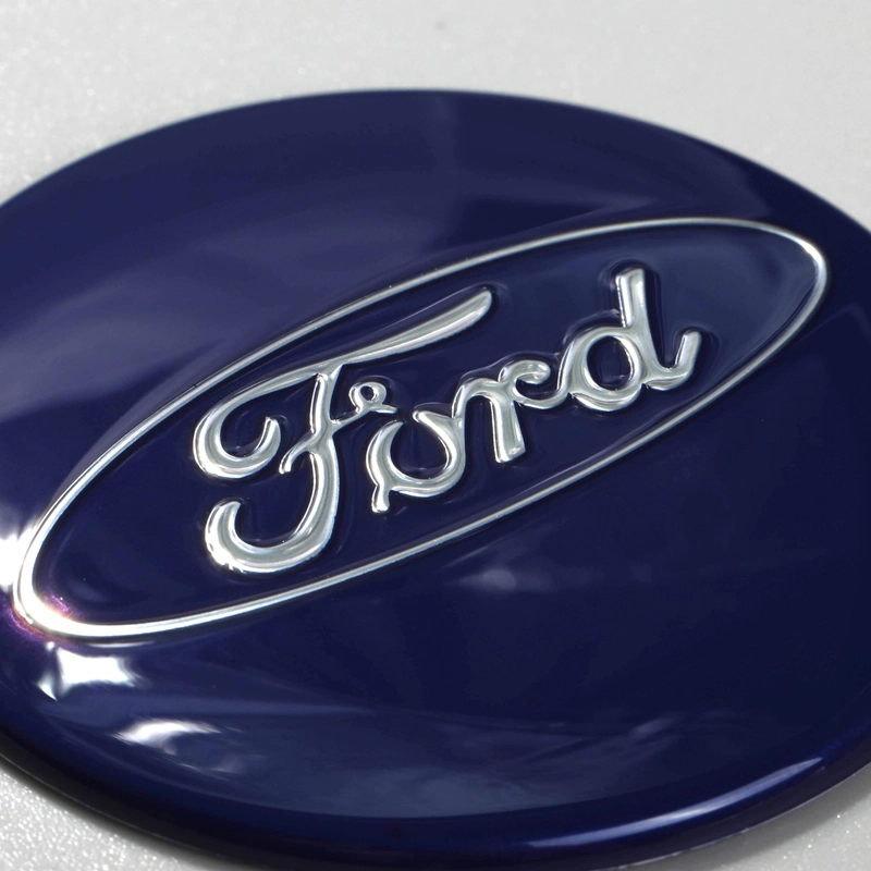 Etiquetas de alumínio para emblema de metal de decoração de cubo de roda de carro